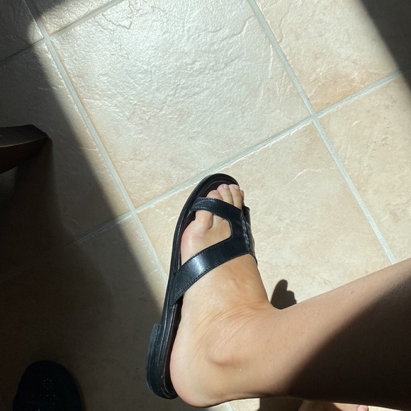 Manolo Blahnik Black Sandals - Picture 3 of 8